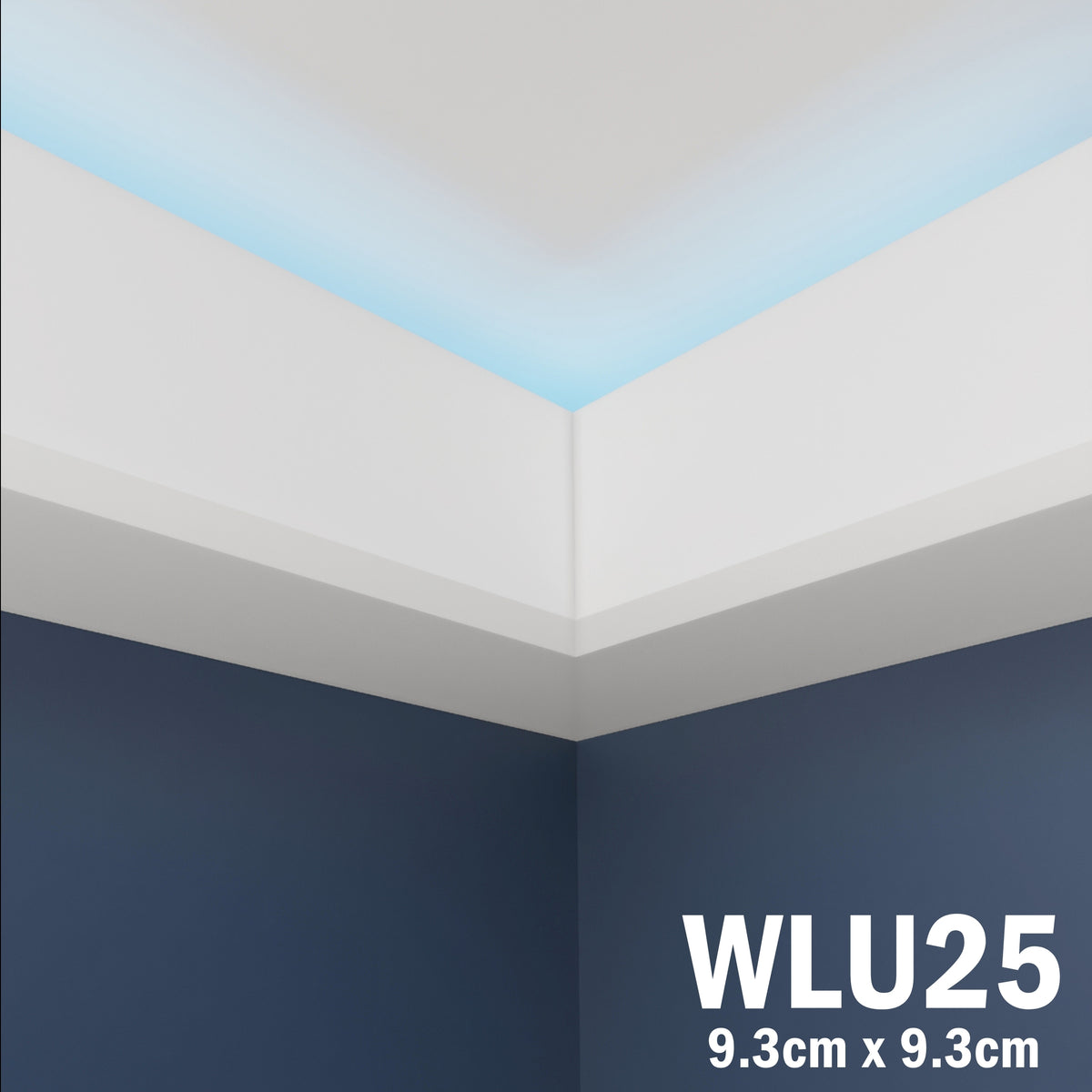LED Coving for Ceilings Cornice XPS Extruded Polystyrene WLU25