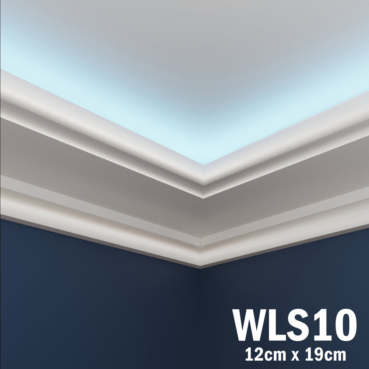 LED Coving for Ceilings Cornice XPS Extruded Polystyrene WLS10
