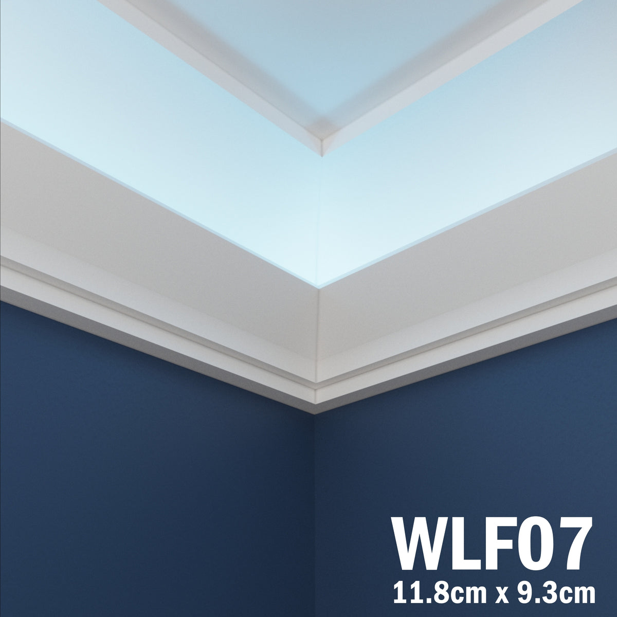 LED Coving for Ceilings Cornice XPS Extruded Polystyrene WLF07