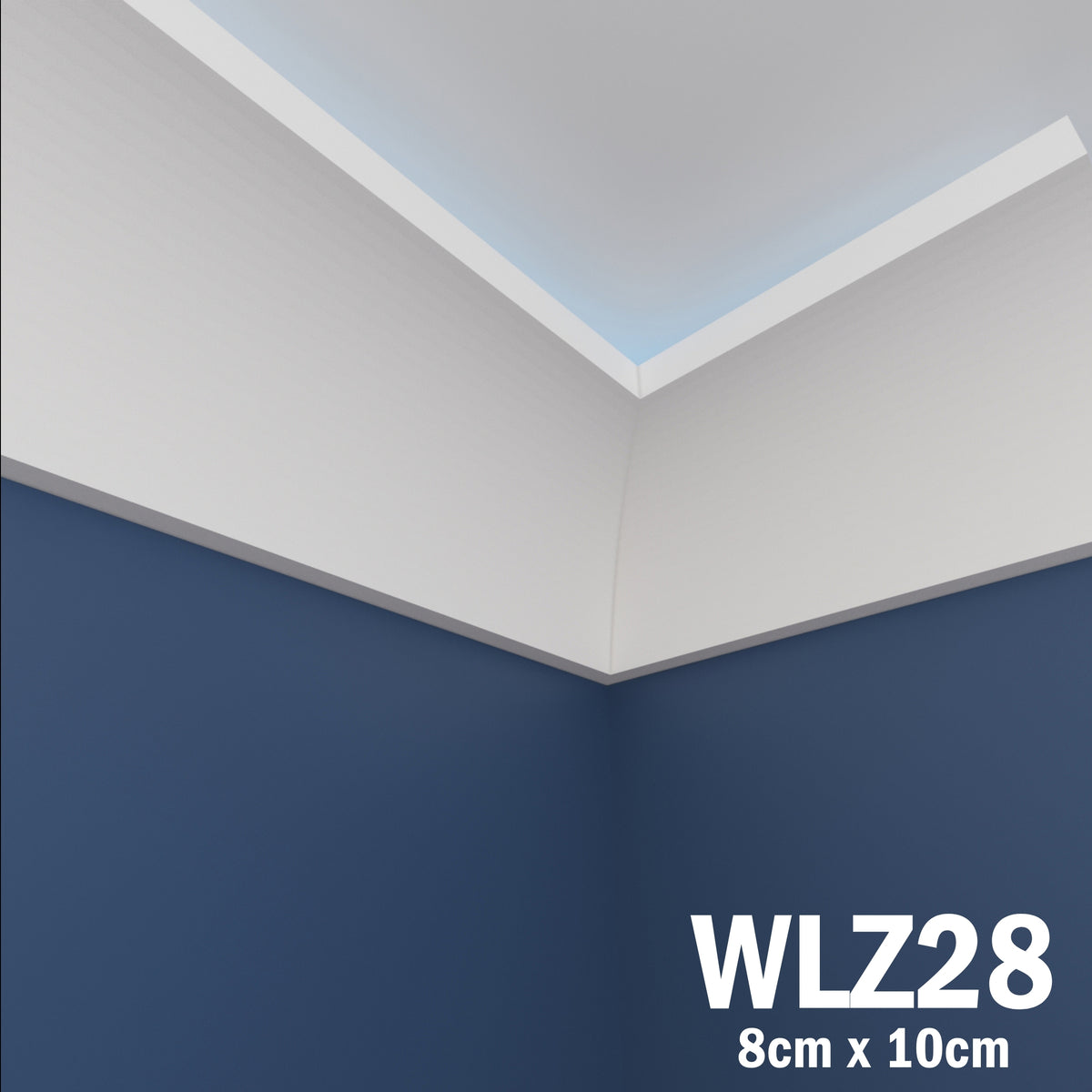 LED Coving for Ceilings Cornice XPS Extruded Polystyrene WLZ28