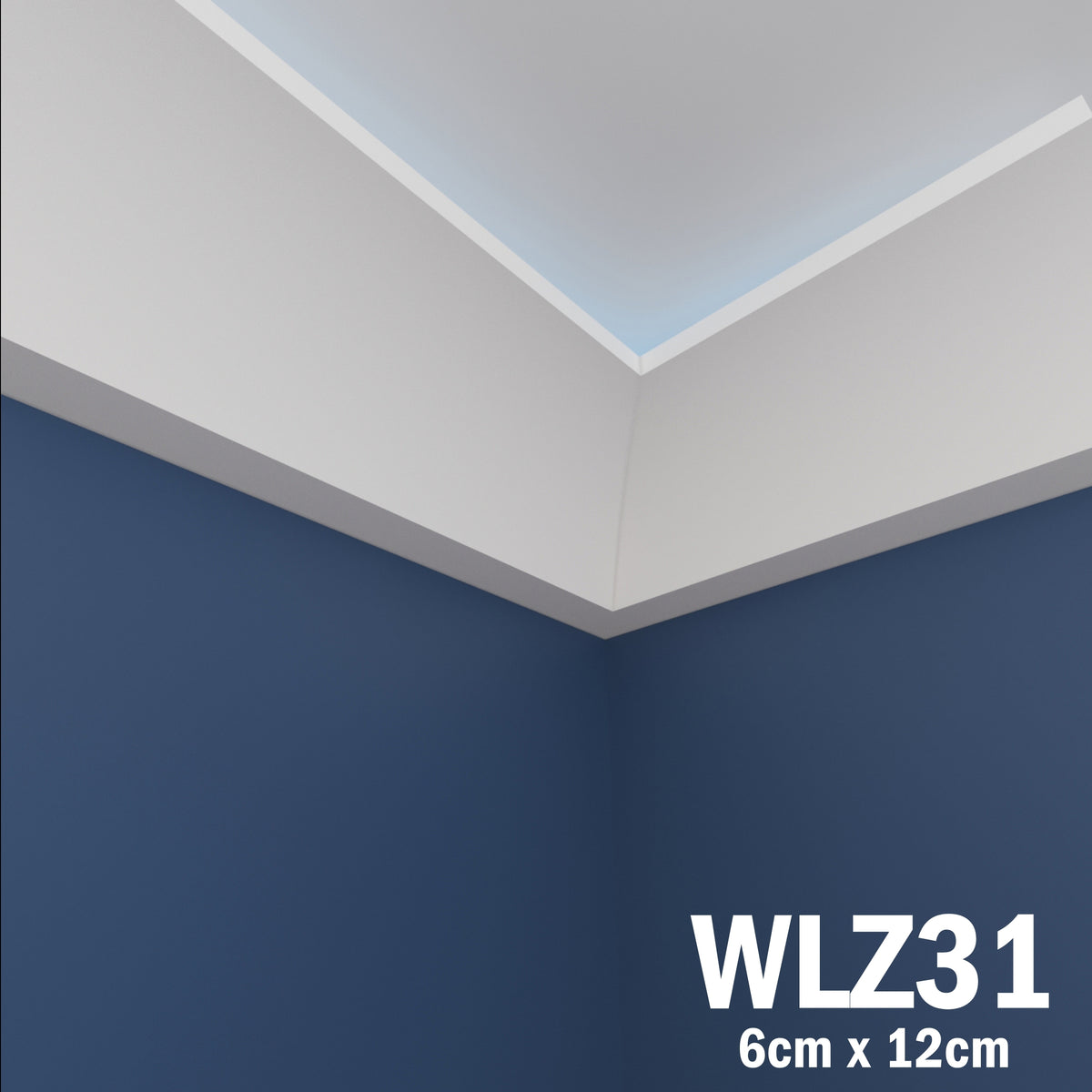 LED Coving for Ceilings Cornice XPS Extruded Polystyrene WLZ31