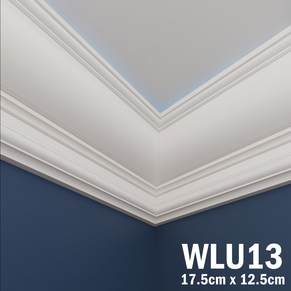 LED Coving for Ceilings Cornice XPS Extruded Polystyrene WLU13