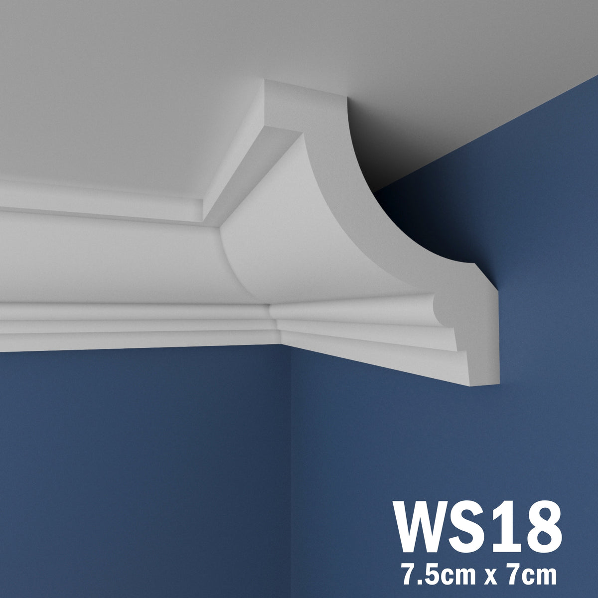 Coving for Ceilings Cornice XPS Extruded Polystyrene WS18