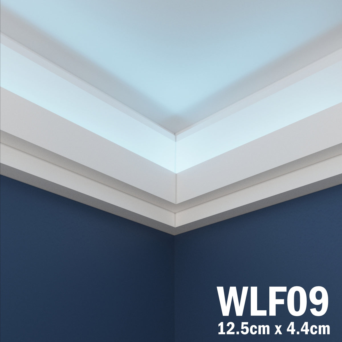 LED Coving for Ceilings Cornice XPS Extruded Polystyrene WLF09