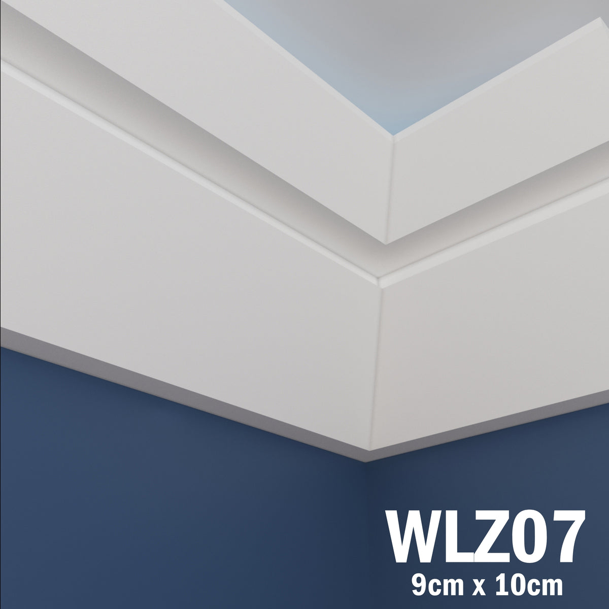 LED Coving for Ceilings Cornice XPS Extruded Polystyrene WLZ07