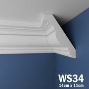 Coving for Ceilings Cornice XPS Extruded Polystyrene WS34