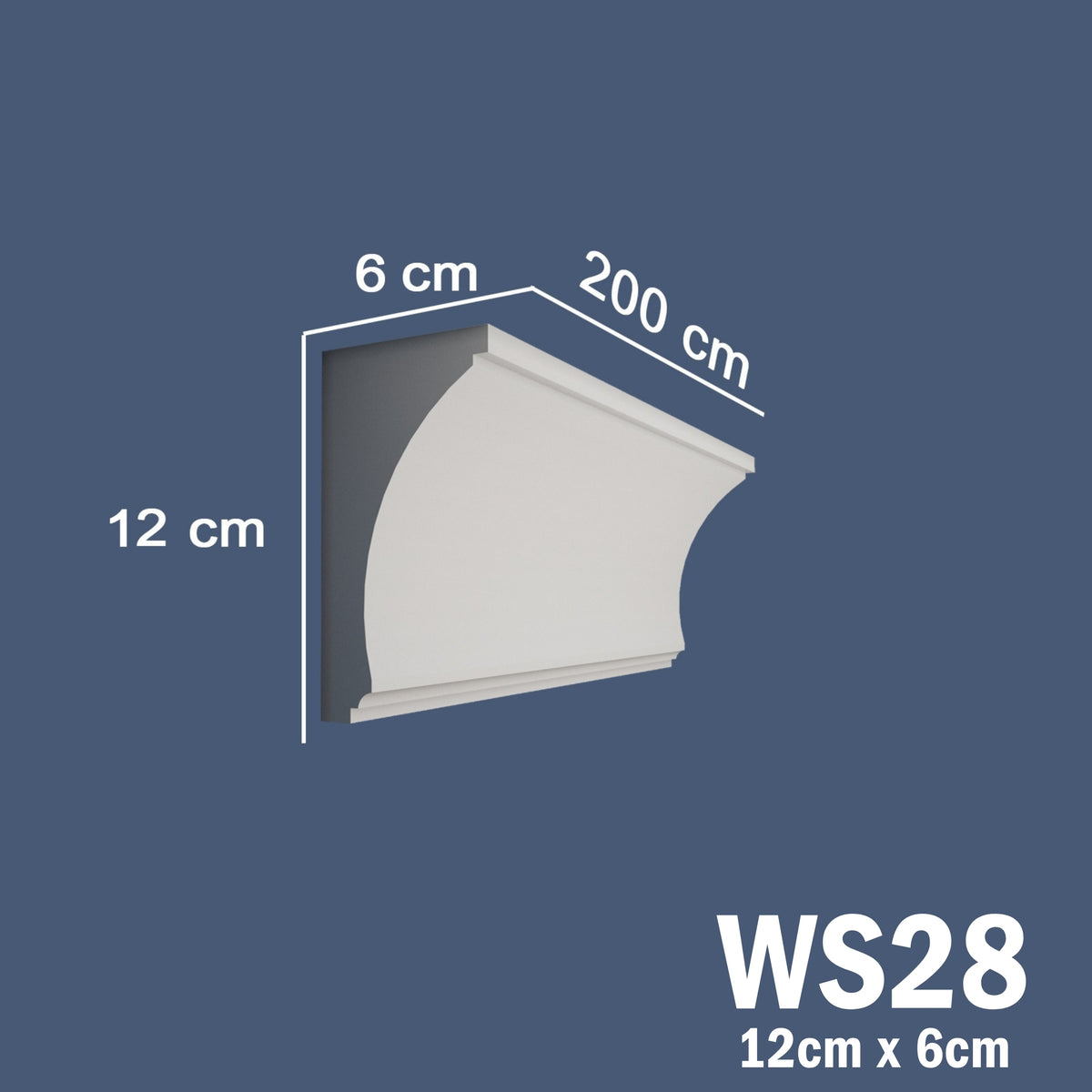 Coving for Ceilings Cornice XPS Extruded Polystyrene WS28