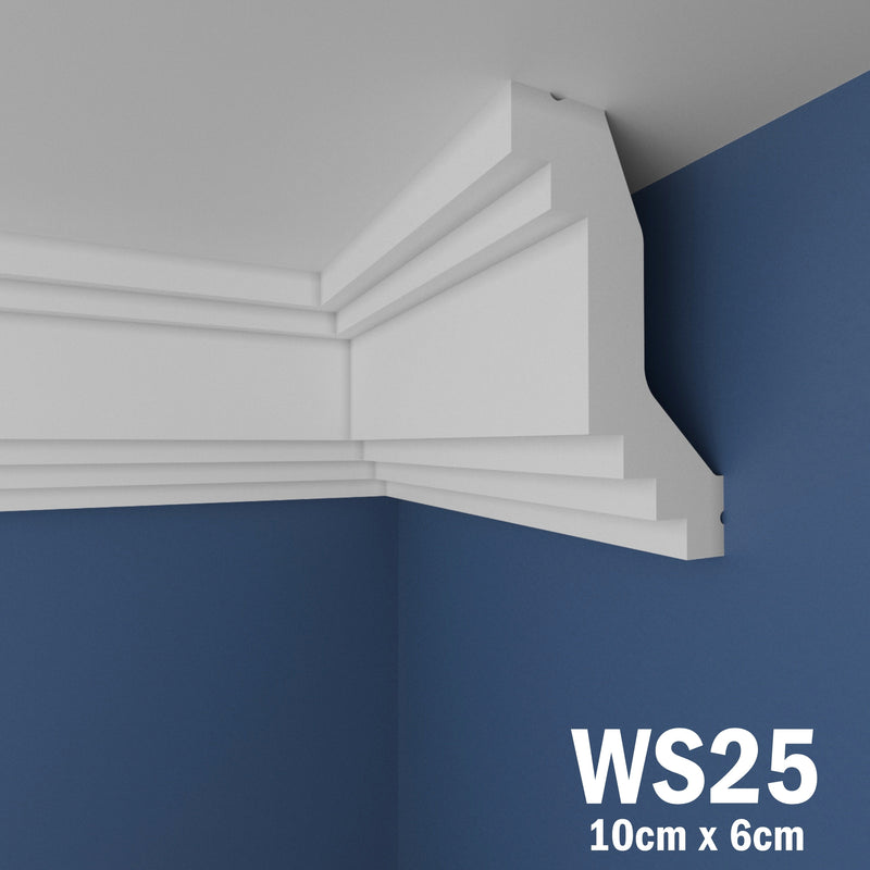 Coving for Ceilings Cornice XPS Extruded Polystyrene WS25