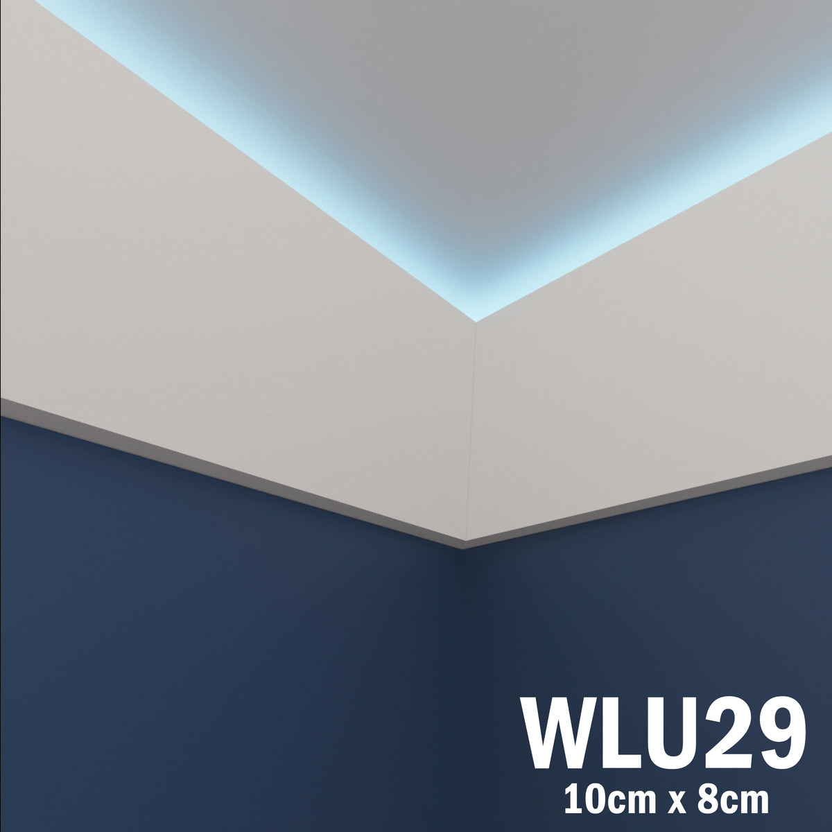 LED Coving for Ceilings Cornice XPS Extruded Polystyrene WLU29