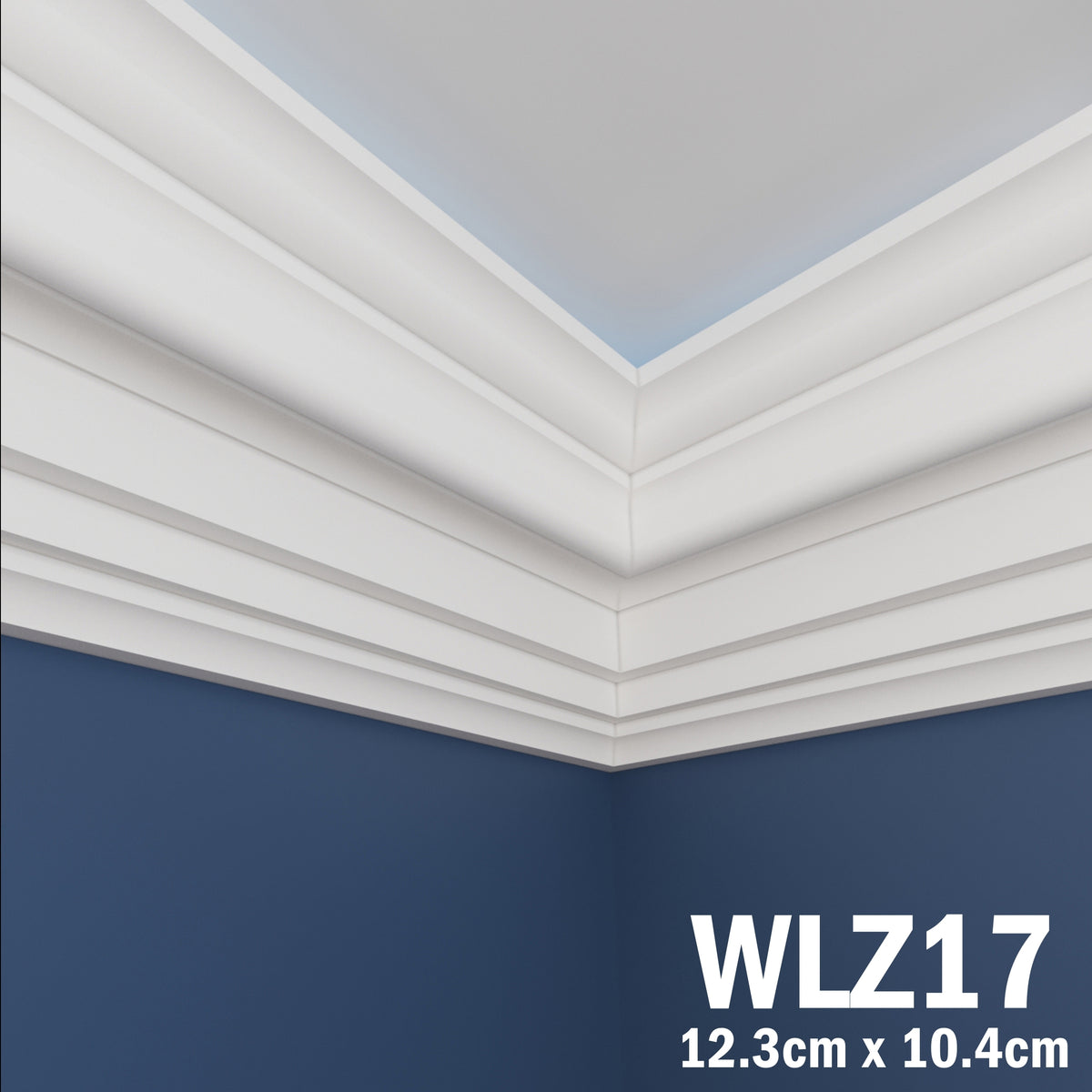LED Coving for Ceilings Cornice XPS Extruded Polystyrene WLZ17