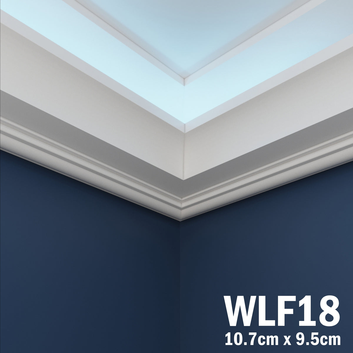LED Coving for Ceilings Cornice XPS Extruded Polystyrene WLF18