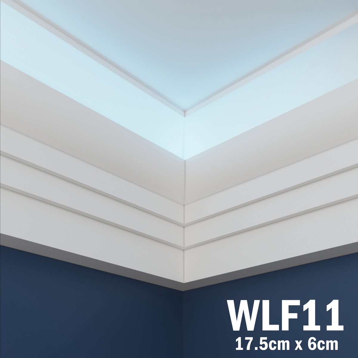 LED Coving for Ceilings Cornice XPS Extruded Polystyrene WLF11