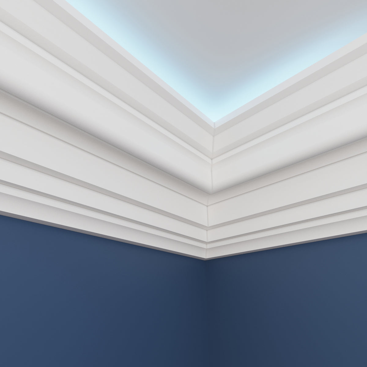 LED Coving for Ceilings Cornice XPS Extruded Polystyrene WLZ18