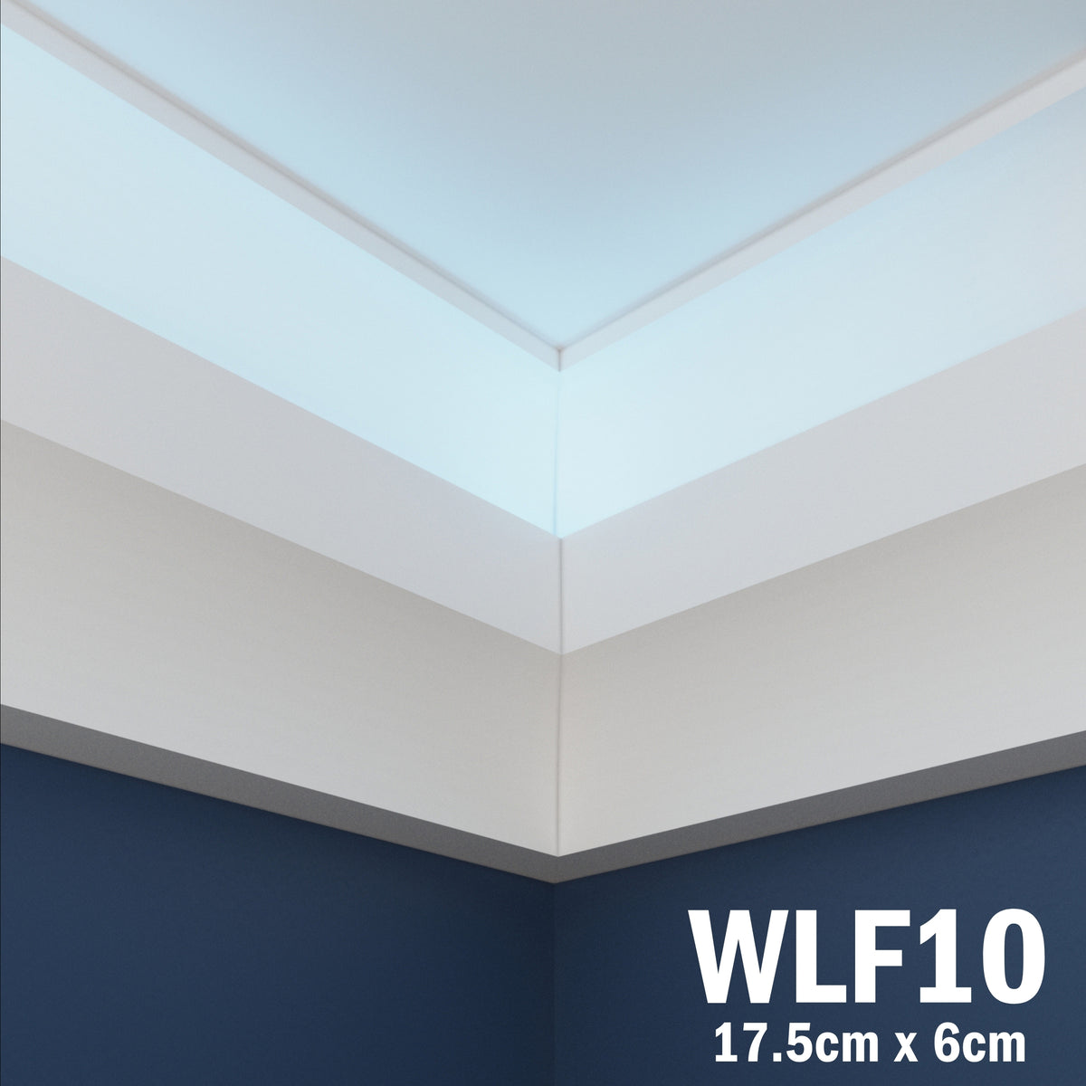 LED Coving for Ceilings Cornice XPS Extruded Polystyrene WLF10