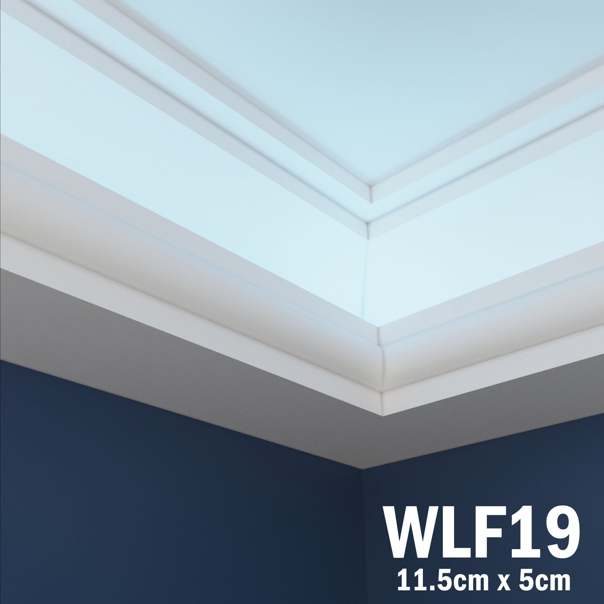 LED Coving for Ceilings Cornice XPS Extruded Polystyrene WLF19