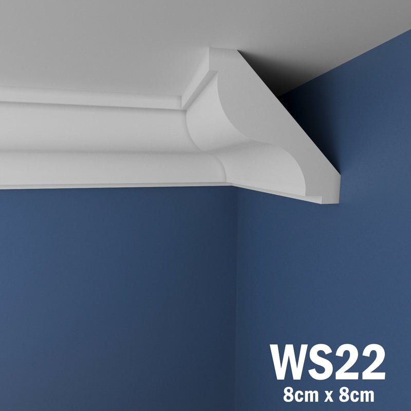 Coving for Ceilings Cornice XPS Extruded Polystyrene WS22