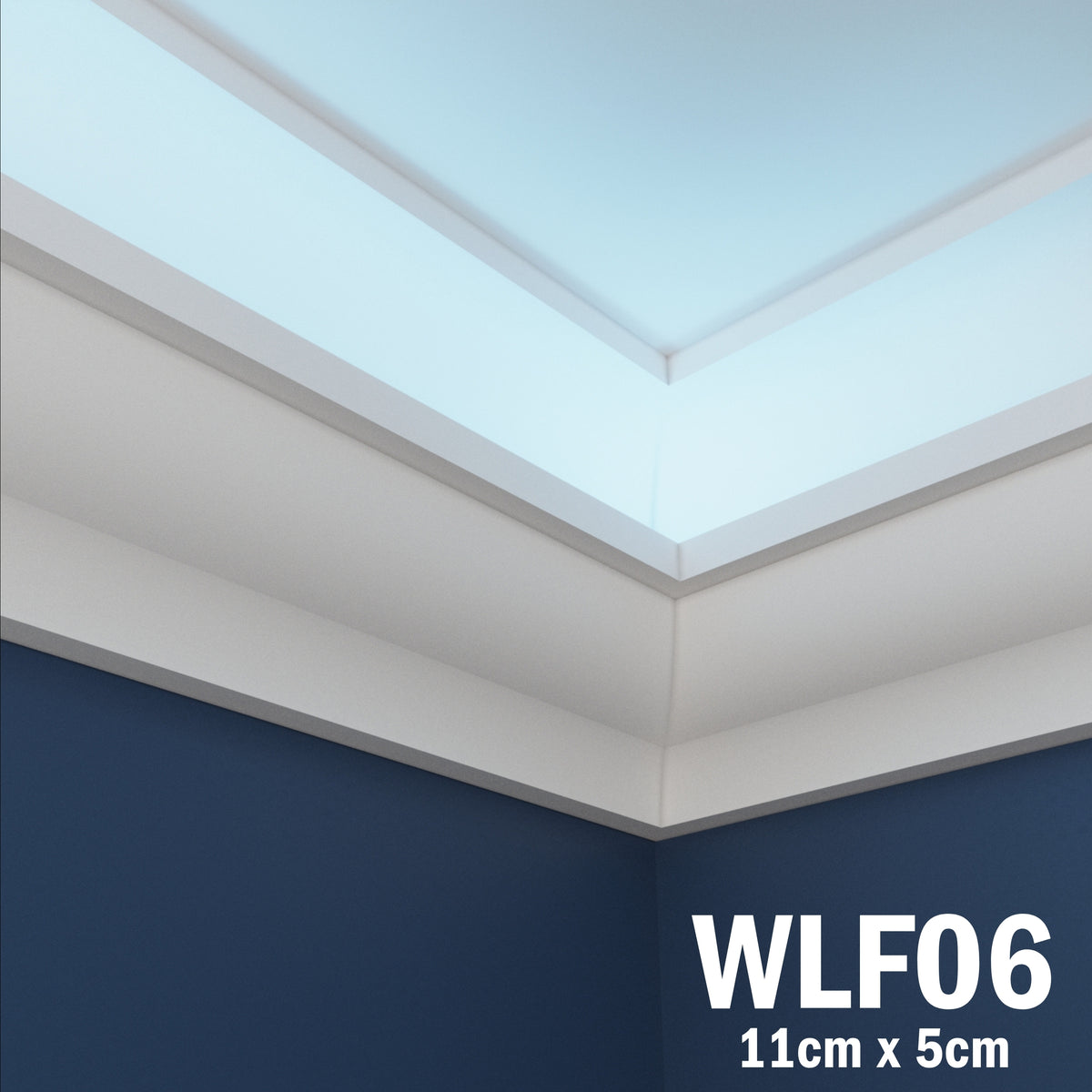LED Coving for Ceilings Cornice XPS Extruded Polystyrene WLF06