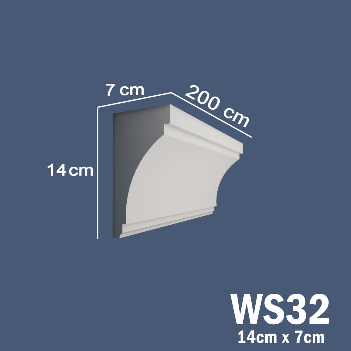 Coving for Ceilings Cornice XPS Extruded Polystyrene WS32