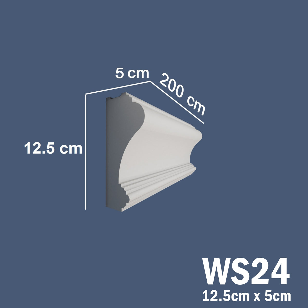 Coving for Ceilings Cornice XPS Extruded Polystyrene WS24