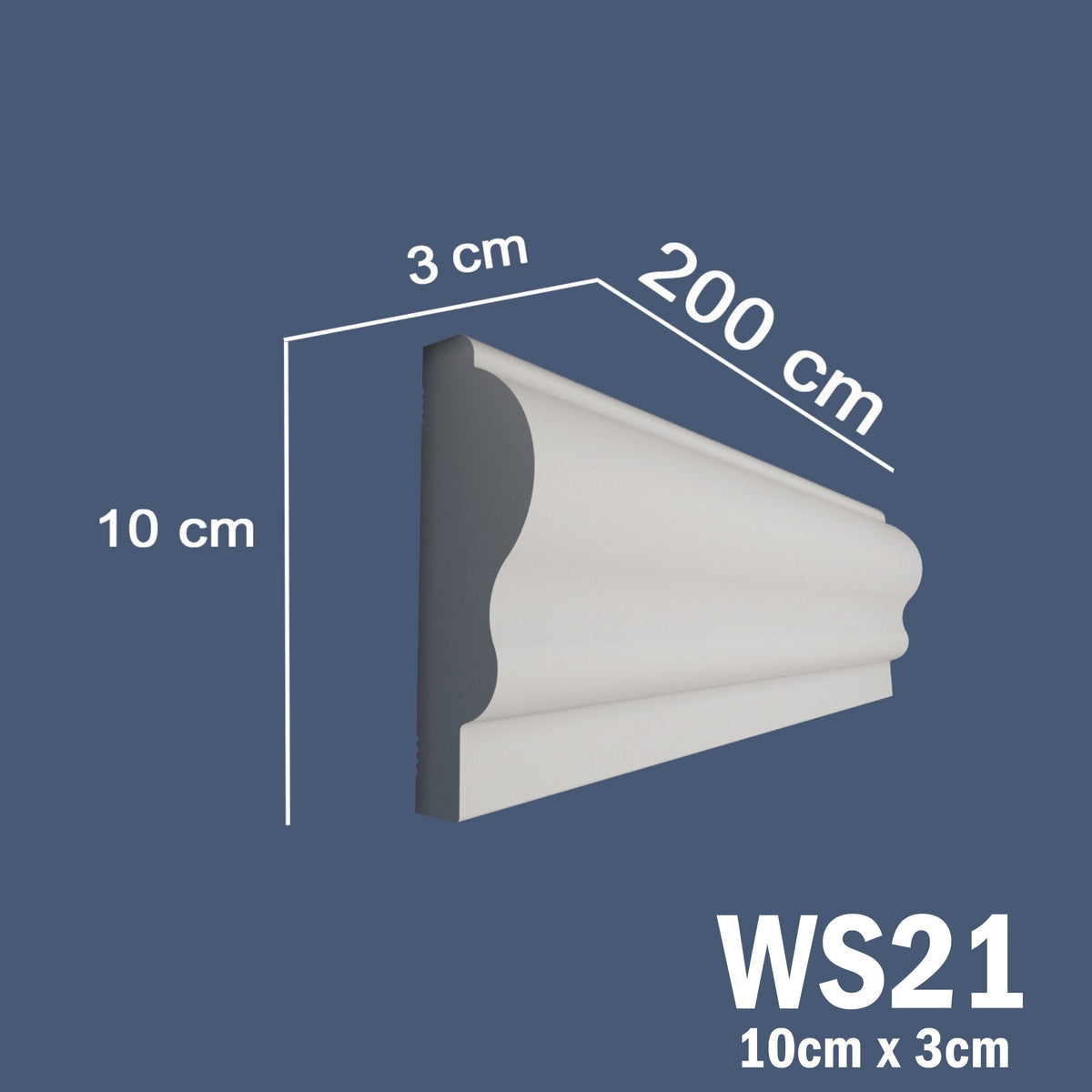 Coving for Ceilings Cornice XPS Extruded Polystyrene WS21