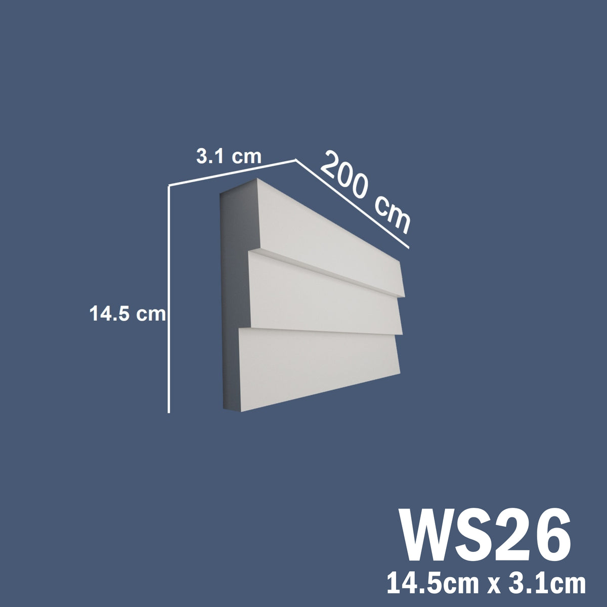 Coving for Ceilings Cornice XPS Extruded Polystyrene WS26