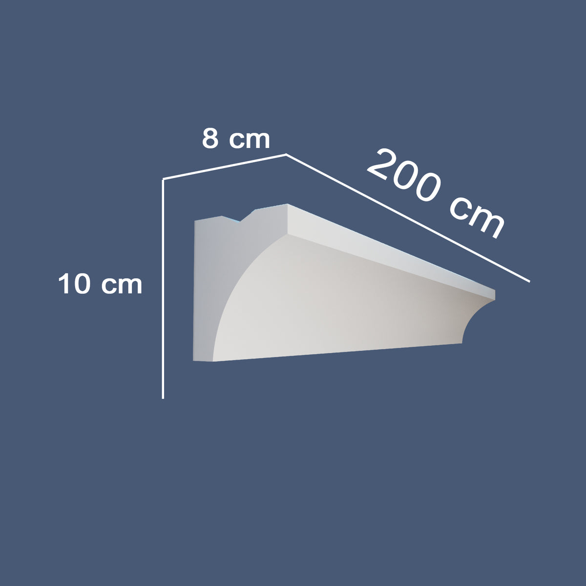 LED Coving for Ceilings Cornice XPS Extruded Polystyrene WLZ33
