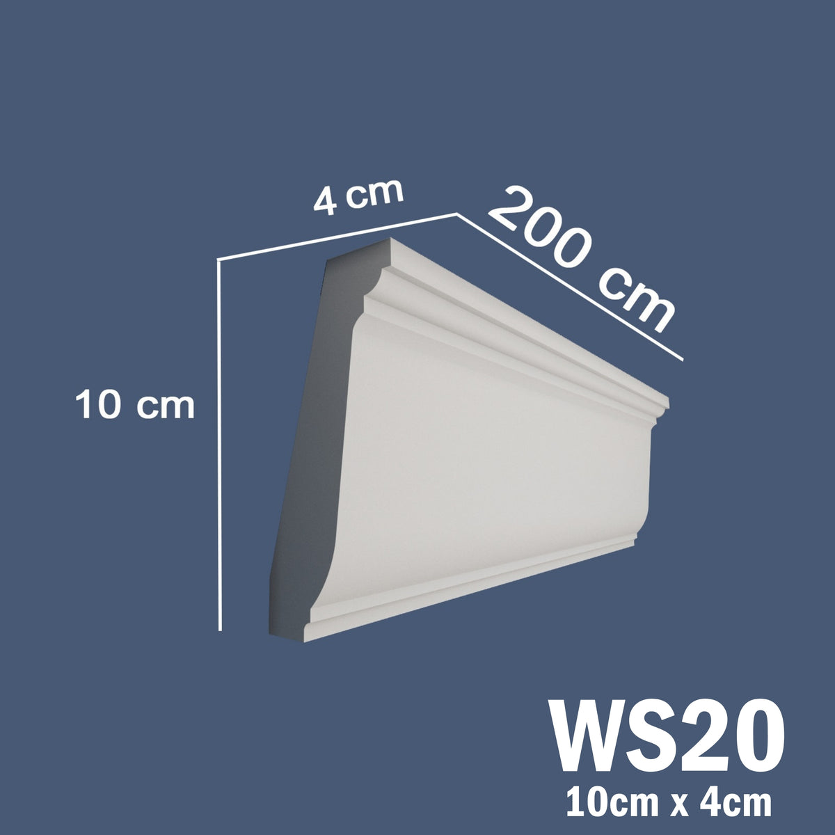 Coving for Ceilings Cornice XPS Extruded Polystyrene WS20