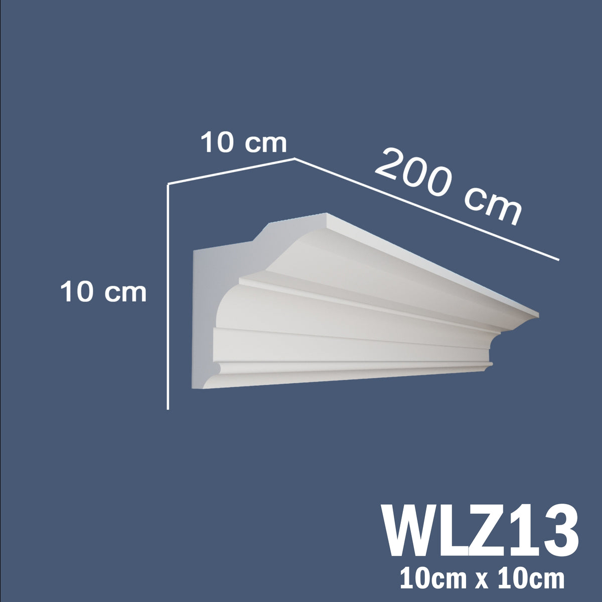 LED Coving for Ceilings Cornice XPS Extruded Polystyrene WLZ13