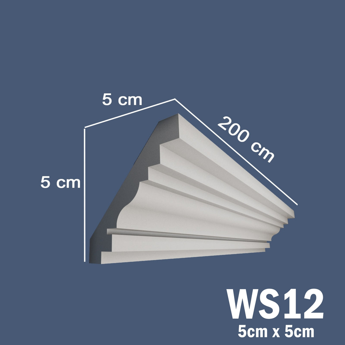 Coving for Ceilings Cornice XPS Extruded Polystyrene WS12