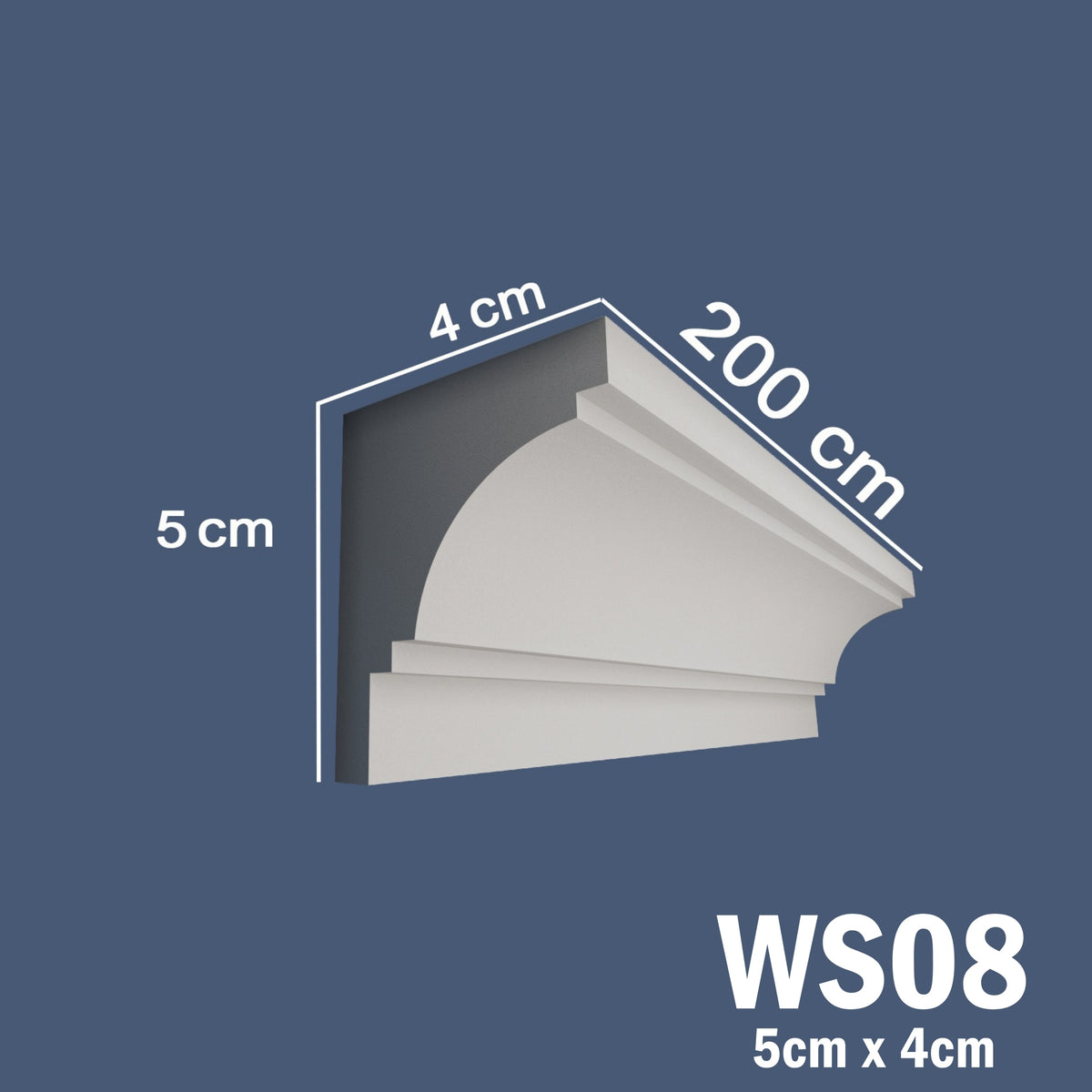 Coving for Ceilings Cornice XPS Extruded Polystyrene WS08