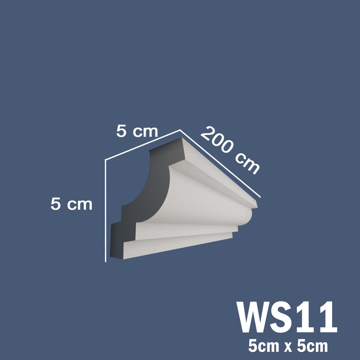 Coving for Ceilings Cornice XPS Extruded Polystyrene WS11