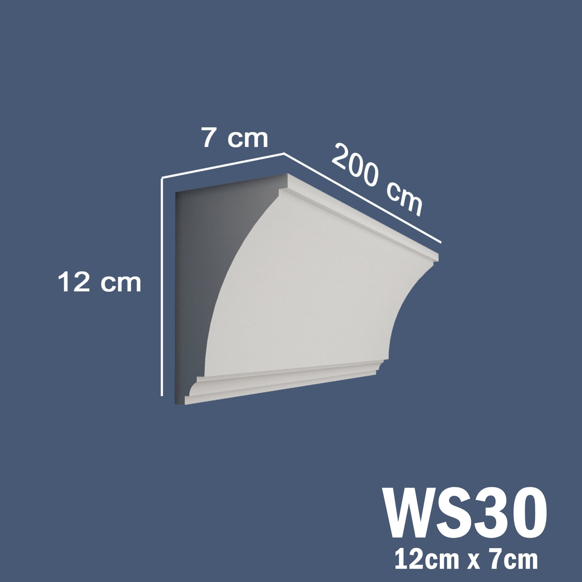 Coving for Ceilings Cornice XPS Extruded Polystyrene WS30