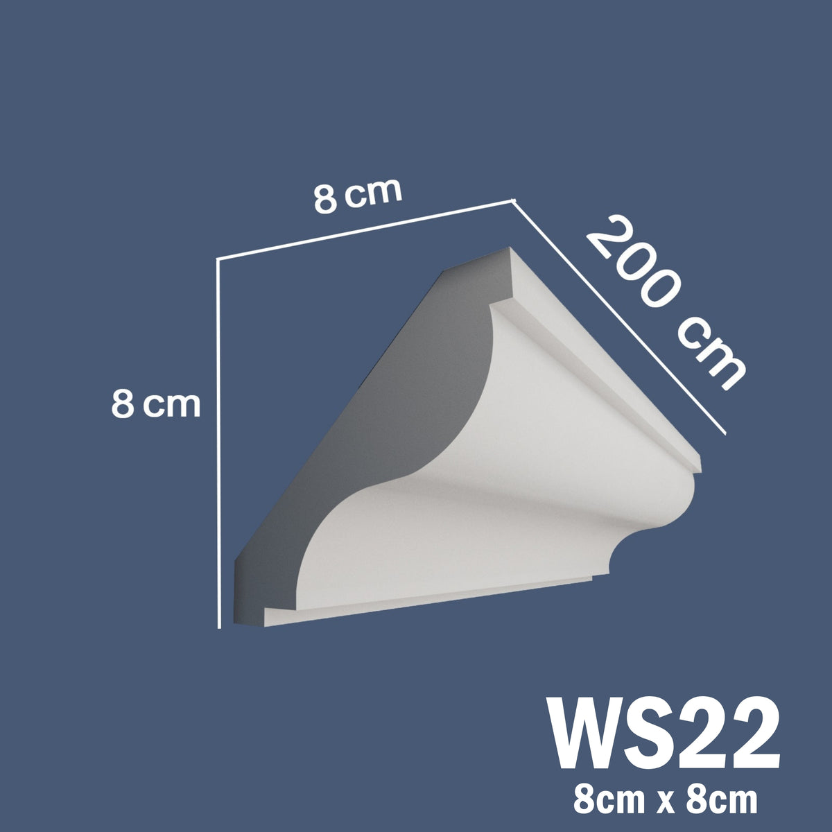 Coving for Ceilings Cornice XPS Extruded Polystyrene WS22