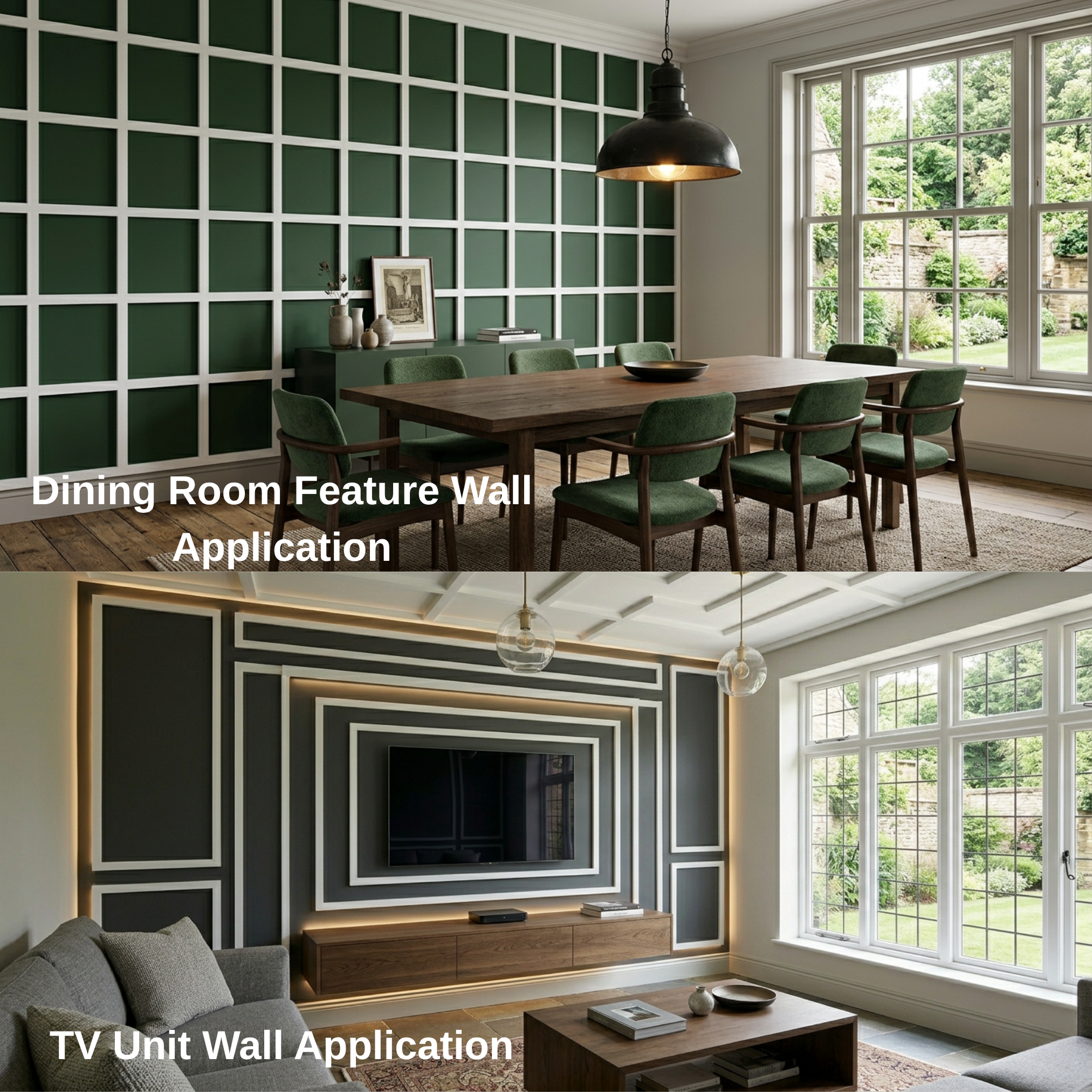 WOLDECOR XPS Decorative Ceiling Panels – 3D Ceiling & Wall Slat, Made in UK