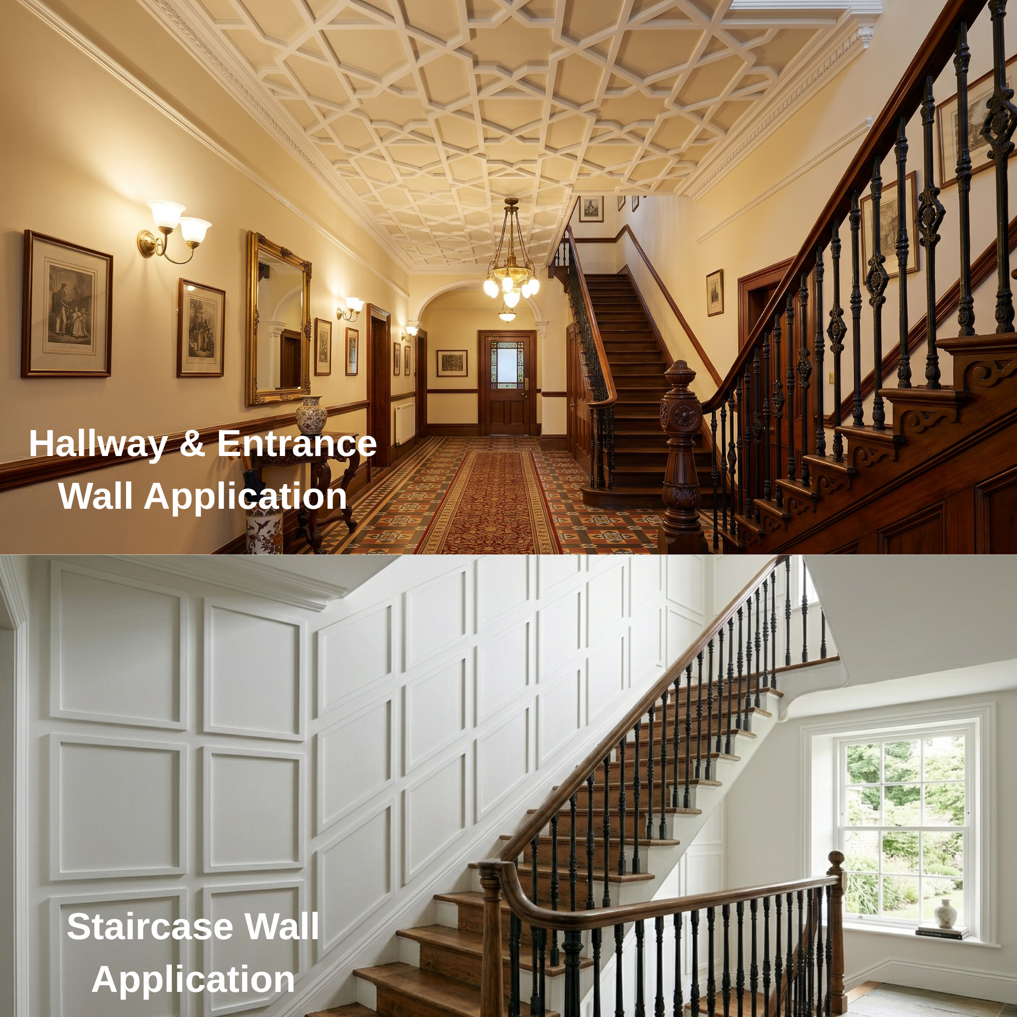 WOLDECOR XPS Decorative Ceiling Panels – 3D Ceiling & Wall Slat, Made in UK