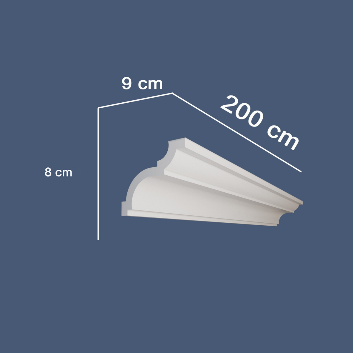 Coving for Ceilings Cornice XPS Extruded Polystyrene WM02