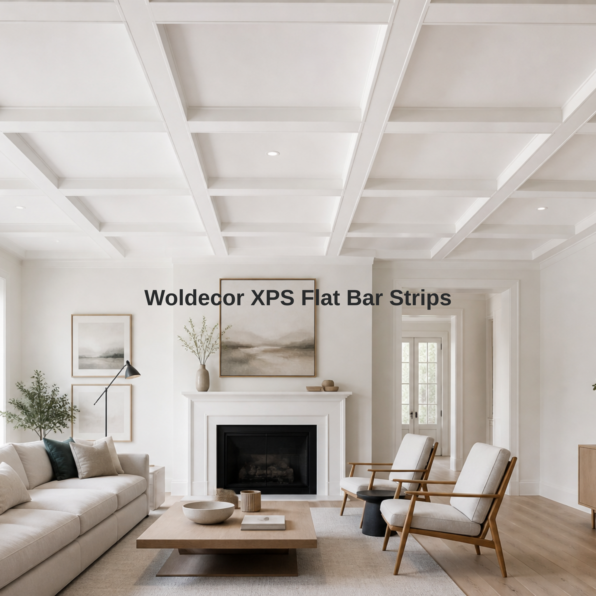 WOLDECOR XPS Decorative Ceiling Panels – 3D Ceiling & Wall Slat, Made in UK