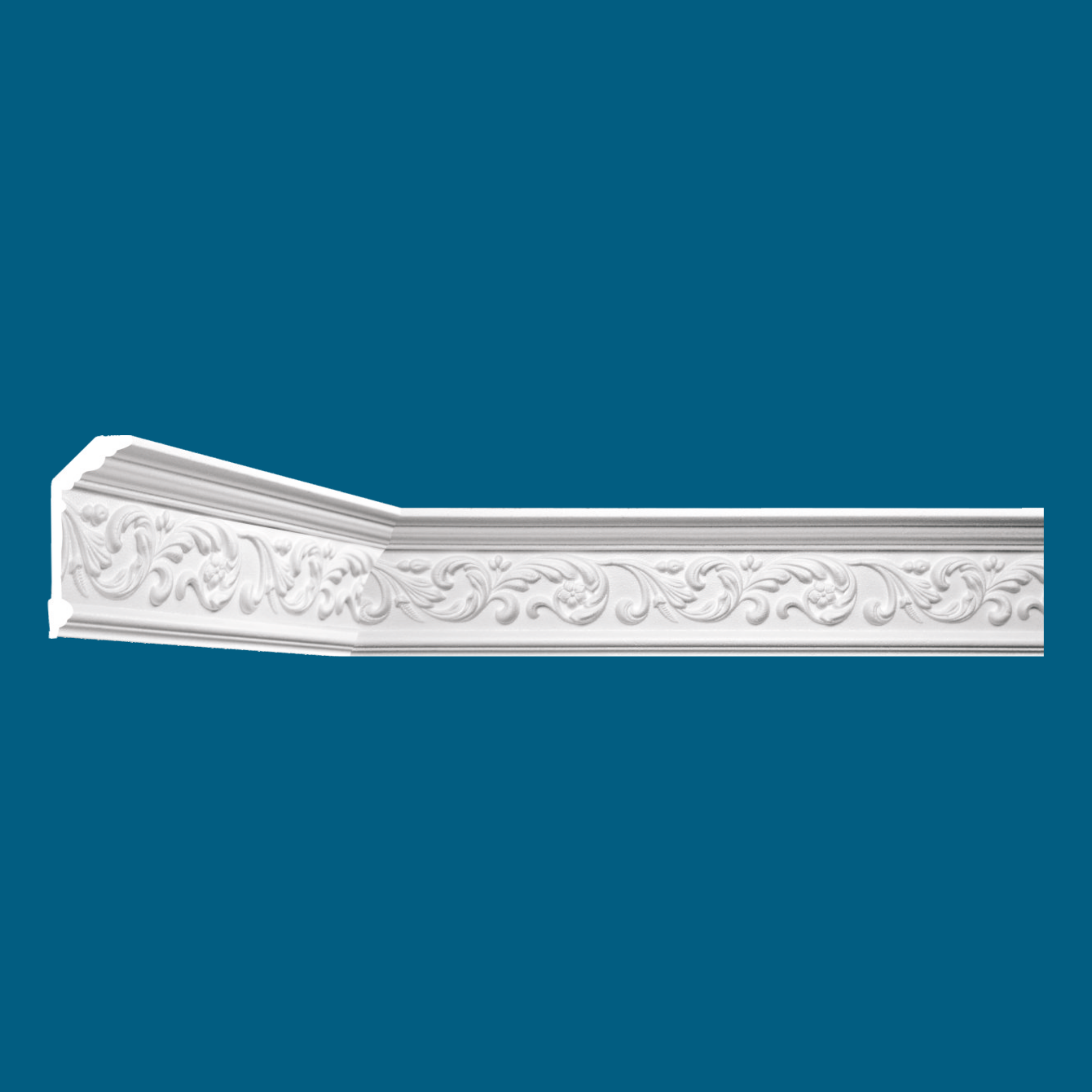 Victorian 03, XPS Coving Cornice, Lightweight & Durable Ceiling Moulding Trim, Easy DIY Installation, Paintable, Moisture Resistant Decorative Coving for Ceiling (03-12x12cm)