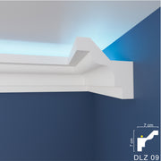 LED Coving for Ceilings Cornice XPS Extruded Polystyrene WLZ09