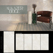 Porcelain Tile 600x1200mm, Ceramic Wall Tiles, Polished Wall & Floor Slab for Bathroom & Living Room, Kitchen – Water Resistant, Easy to Clean