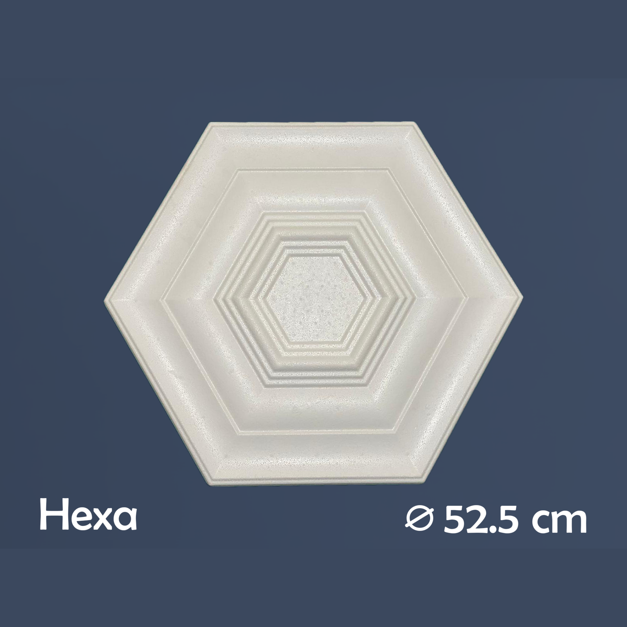 WOLDECOR Elegant Polystyrene Ceiling Rose, Decorative Ceiling Medallion Moulding, Lightweight Coving for Ceilings, Easy to Install Ceiling Decoration for Home & Living Room (50cm)