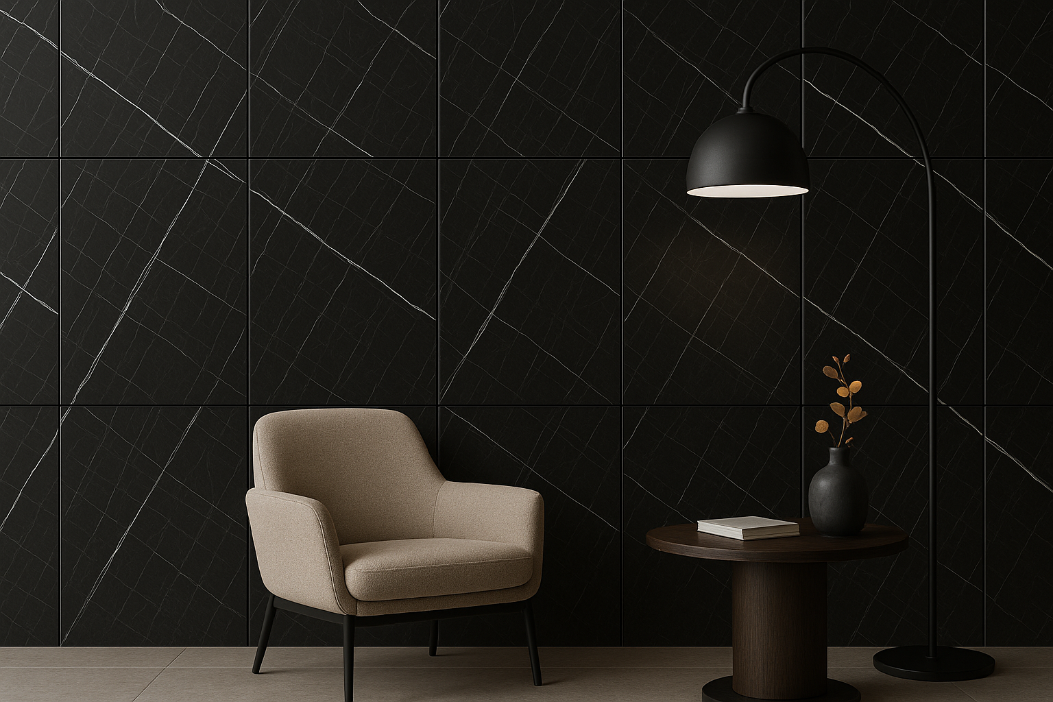 Marble Effect PVC Wall Panel 60x120 cm, Kitchen & Bathroom Wall Cladding, Waterproof Shower Panels Wet Wall, Granite Look Wall Cladding