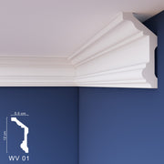 WOLDECOR WV01 XPS coving cornice