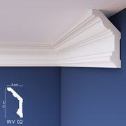 WOLDECOR WV02 XPS coving cornice