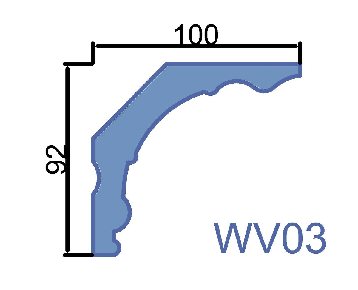 WOLDECOR WV03 XPS coving cornice