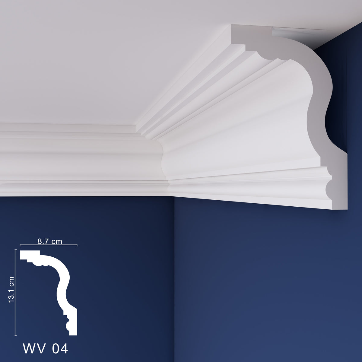 WOLDECOR WV04 XPS coving cornice