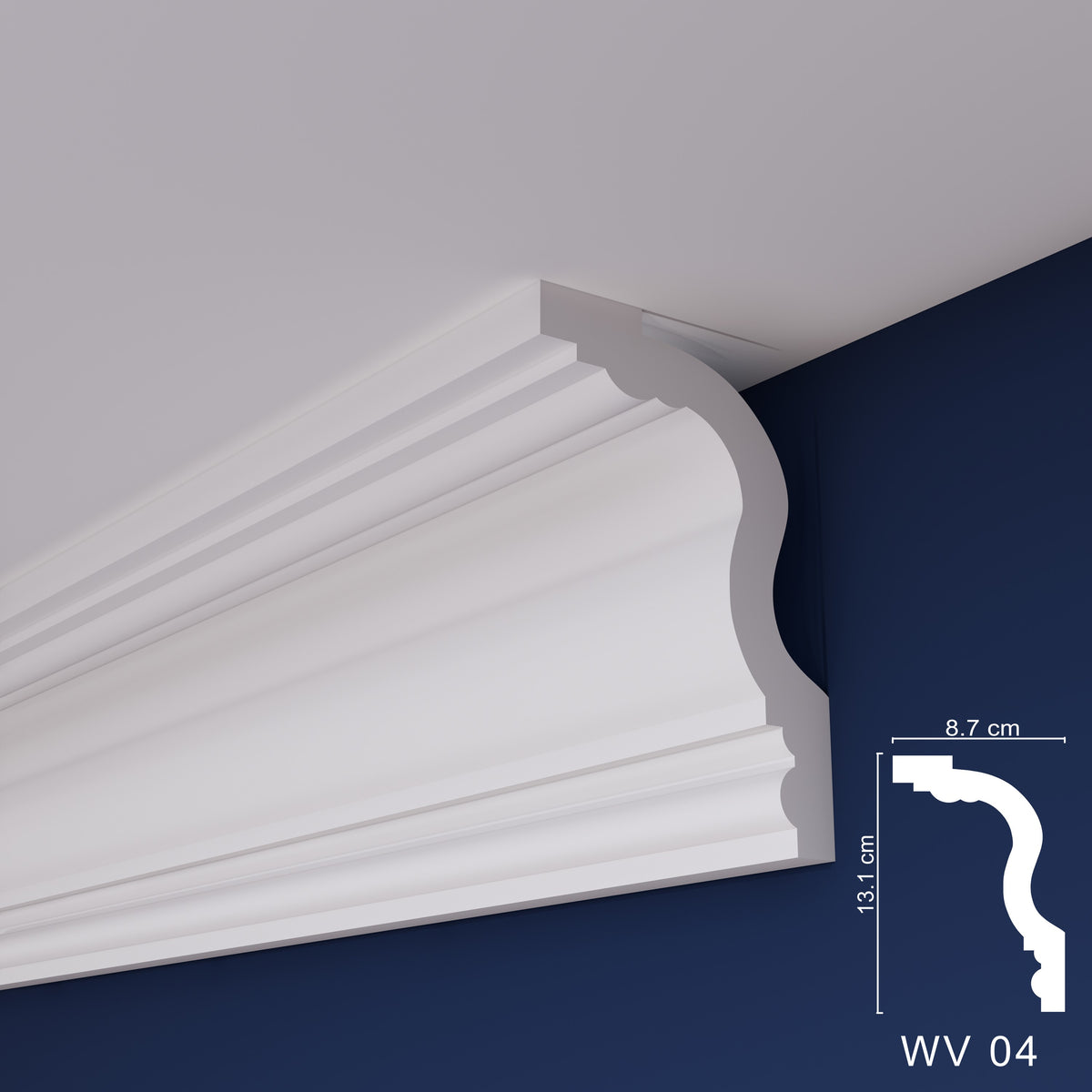 WOLDECOR WV04 XPS coving cornice