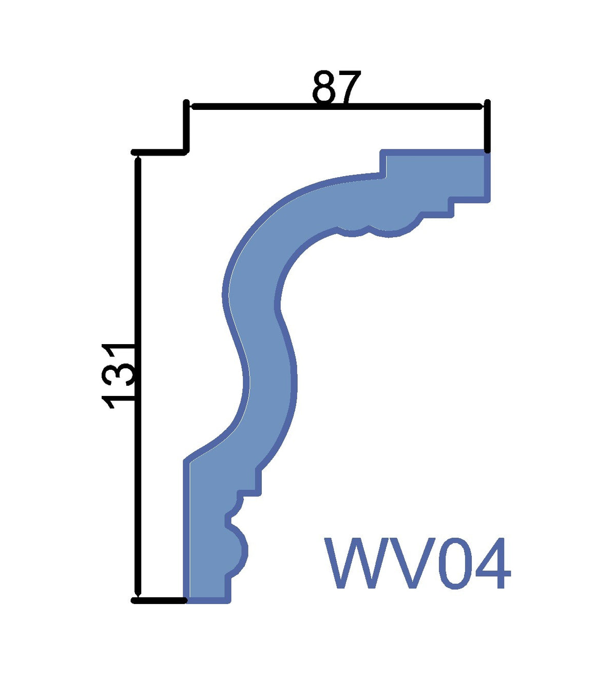 WOLDECOR WV04 XPS coving cornice