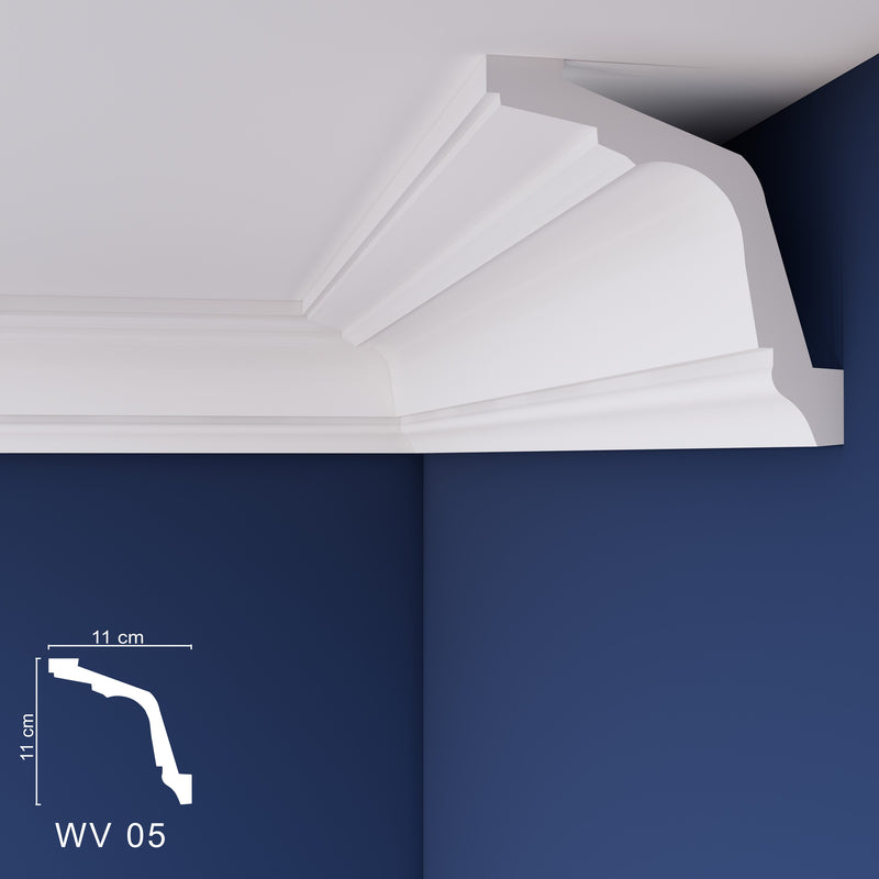 Coving for Ceilings Cornice XPS Extruded Polystyrene WV05