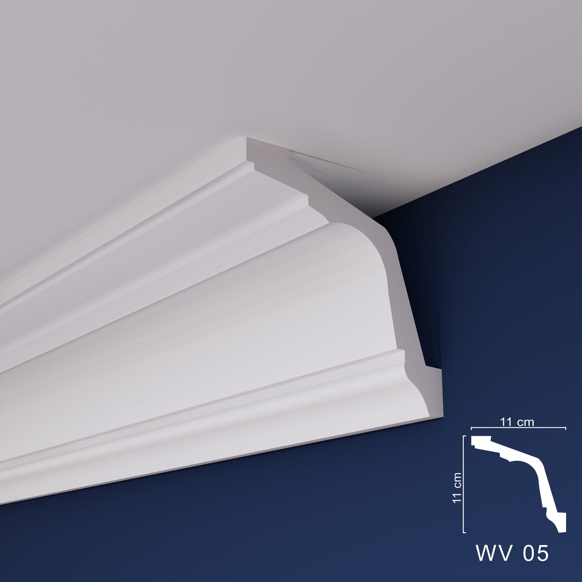 WOLDECOR WV05 XPS coving cornice